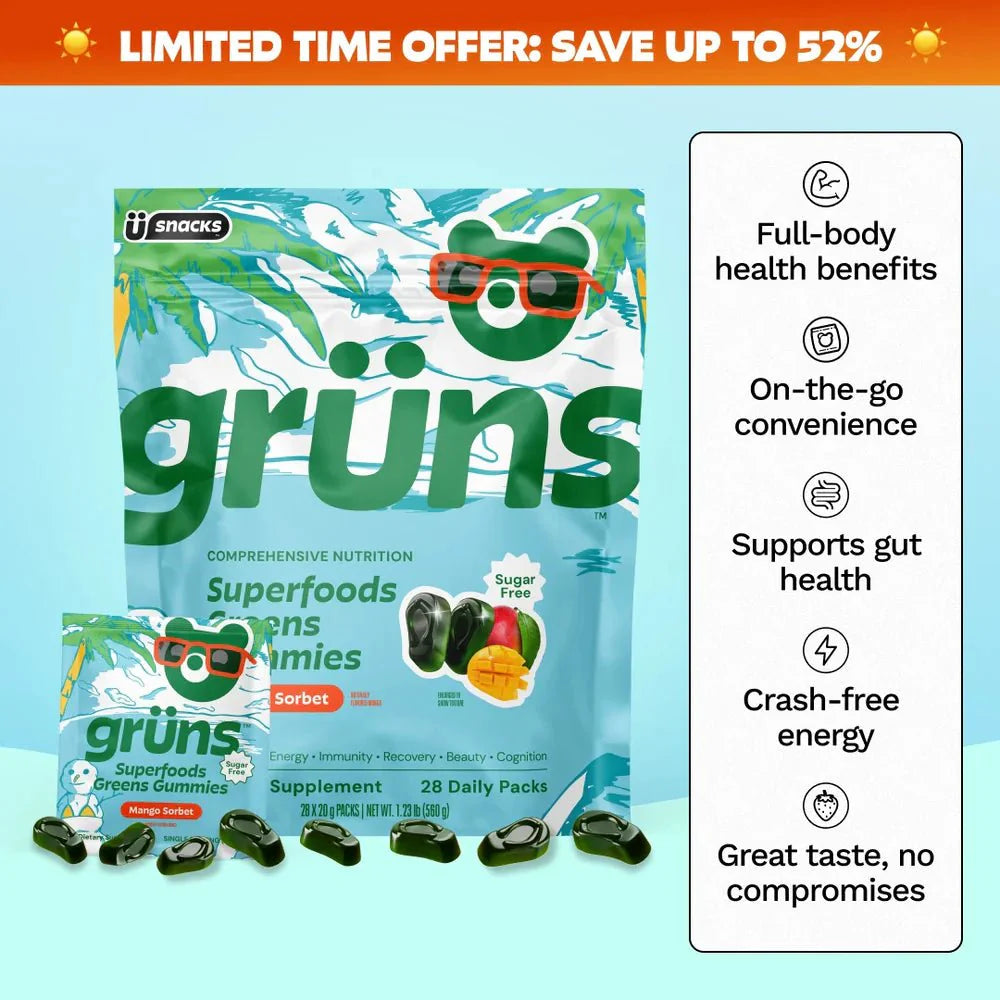 Grüns Superfood Gummies - VidaVora
